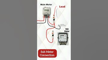 How to do Sub-Meter Wiring | Submeter connection  #shorts #submeterwiring #submeterconnection