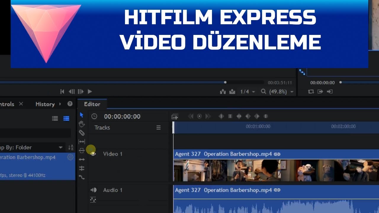 how to add text in hitfilm express 2017