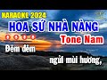 Hoa Sứ Nhà Nàng Karaoke Tone Nam ( Dm ) Nhạc Sống Âm Thanh Dễ Hát | Trọng Hiếu