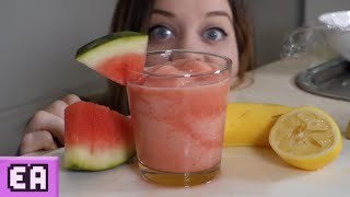 DIY WATERMELON SLUSHIE DRINK
