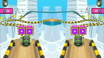 Going Balls Vs Reverse Video Speed Run Gameplay Level 15,16