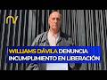 Williams Dávila denuncia incumplimiento en liberación de detenidos por motivos políticos en el país