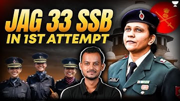 🚨JAG 33 SSB in First Attempt | Judge Advocate General | Pranjal Singh