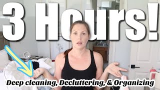 3 HOURS!! DEEP CLEANING, DECLUTTERING, & ORGANIZING