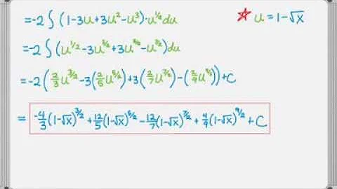 Tricky u-substitution Example 2