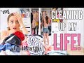 CLEANING OUT MY CLOSET AND MY LIFE! - Konmari Method Wardrobe Declutter & Organization