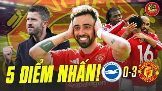 5 Key Takeaways Brighton 0-3 MU: Bruno Makes History, Carrick's Reign Begins!