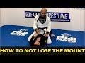 How To Not Lose The Mount In Brazilian Jiu Jitsu by Bernardo Faria