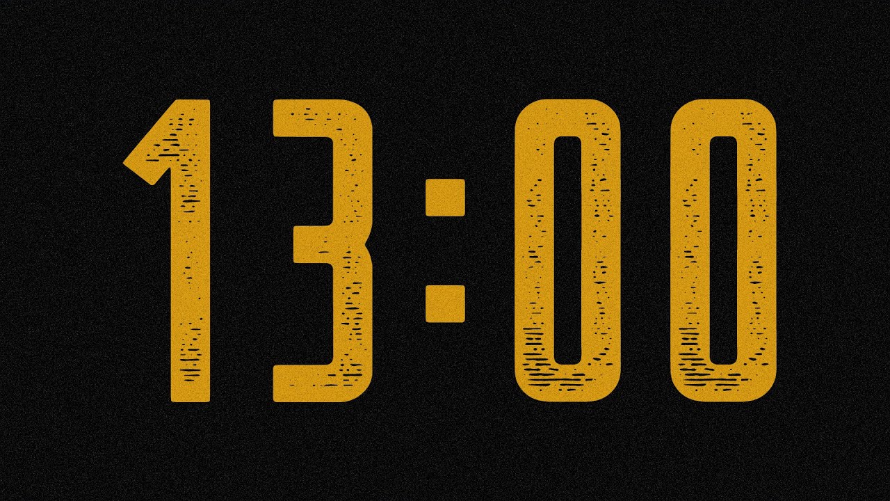 13 MINUTE TIMER 🔔 Gentle Alarm [Full HD] - YouTube