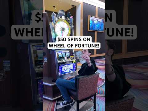 HUGE SPINS On This WheelOfFortune! #slots #lasvegas