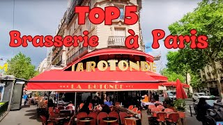 TOP 5 Of the most beautiful Brasseries in Paris | Vlog Paris 2023