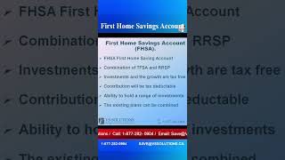 #Shorts Хорошая новость: First Home Saving Account программа