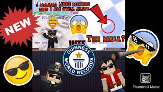 How to get up the mall, gone wrong, gone world record highest grenade jump(jailbreak() block man go)