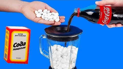 Experiment: Blender Vs Coca-Cola and Mentos