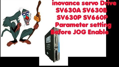 Inovance servo drive Parameter setting Before JOG Mode Testing.... Solve...!! JOG Mode Not Working..