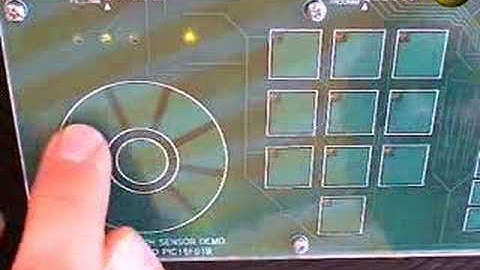 Microchip mTouch Capacitive Touch Demonstration