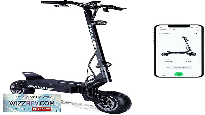 ST500 70 MPH Off Road Electric Scooter Dual 5000W Motors (Total 10 000W) 75 Mile Review