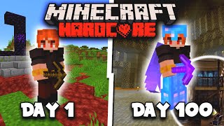 I Survived 100 Days in Hardcore Minecraft