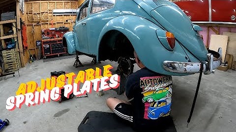 VW Beetle Adjustable Spring Plate Install