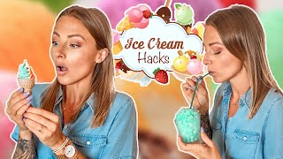 JE TESTE DES ICE CREAM HACKS ! (GLACES EXPRESS POUR L'ÉTÉ)