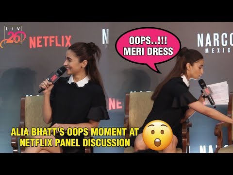 Alia Bhatt’s OOPS Moment At Netflix Panel Disscussion