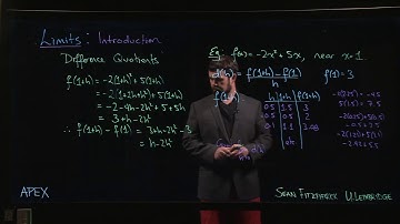 Limits: Introduction - 11. Difference Quotient, with simplifying