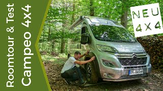 Wohnmobil Test 2021 der neue 4x4 Campeo Kastenwagen von Bürstner mit Roomtour Test Kampera 4x4 Buerstner Campeo 4x4 Full Video