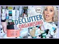 DECLUTTER MY BATHROOM WITH ME! ☠💯 Face Masks Galore!!!