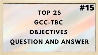 Top 25 GCC-TBC Objectives Question And Answer || Computer Typing || 30 & 40 Wpm|| Test #15 screenshot 2