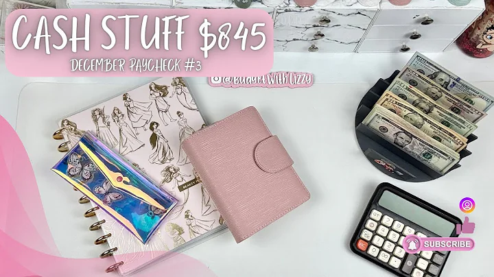 Cash Stuffing December Paycheck #3