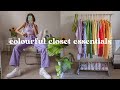 colourful closet essentials 🌈 how to build a colourful closet