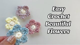 EASY - CROCHET BEAUTIFUL FLOWERS by Crochet by Nora 441 views 1 month ago 11 minutes, 5 seconds