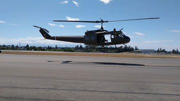 UH-1 Huey hover taxi