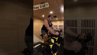 Day 2 of 7 Hotworx #hotworx #fitnesschallenge #fitnessmotivation #gokurunner #training #curls Wealth