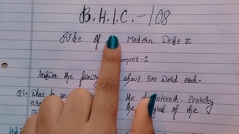 BHIC 108 Solved Assignment 2021-22 info By STUDY ZONE