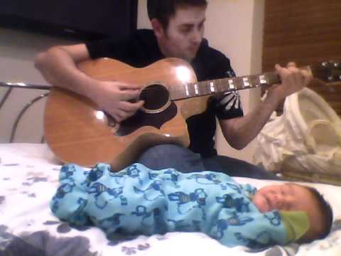 JOHN LENNON IMAGINE GUITAR COVER FOR MY 4 DAY OLD ...