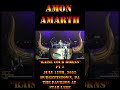 Amon Amarth - July 15th, 2025 - Burgettstown, PA - Raise Your Horns pt 2 #amonamarth #shorts #song