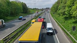 truckspotting on broad lane over the M62 13.5.24