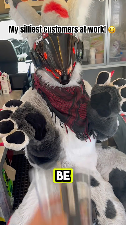 My silliest customers at Fizzy Fox! #protogen #furry #fursuit