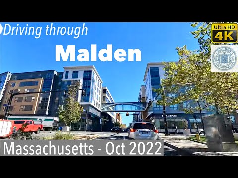 Malden Streets: Malden Massachusetts in 4K