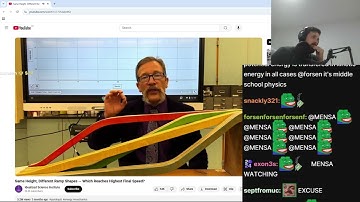 Forsen reacts to Same Height, Different Ramp Shapes -- Which Reaches Highest Final Speed?