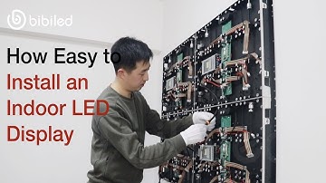 How easy to install an indoor LED display--BIBI LED