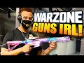 SHOOTING WARZONE GUNS IN REAL LIFE! (M4, MP5, AK-47)