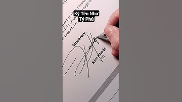 Signature Like A Billionaire | Name: Kim Khoát #signature #design #kimkhoat