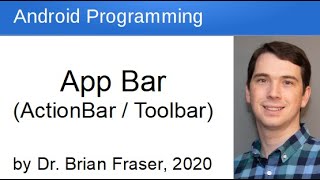 App Bar (ActionBar/Toolbar): Android Programming screenshot 5