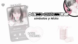 𓂃 ִֶָ𝒟ónde encontrar símbolos soft y nicks      ૮ ◞ ﻌ ◟ ა screenshot 1