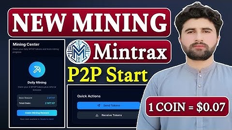 Mintrax New Mining App | Mintrax Token Buy Sell Start | 1 MTX Token Price $0.07 | Rizwan Baloch 2.0
