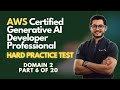AWS AIP-C01 Practice Exam: Implementation &amp; Integration (Domain 2) - Part 6 of 20
