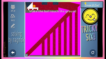 Brain It On! Community "TRICKY SIX! more random levels" solved by nagmok