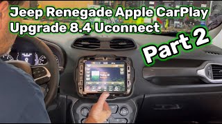 Jeep Renegade Apple CarPlay Upgrade 8.4 Uconnect  Part 2